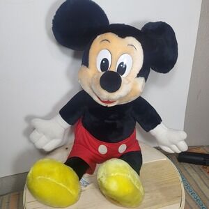 Disney Mickey Mouse Plush Vintage Disneyland Walt Disney World 12.5 Inch Stuffed